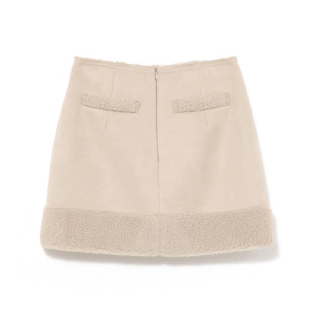 ANDMARY Gigi mouton skirt ムートン スカート