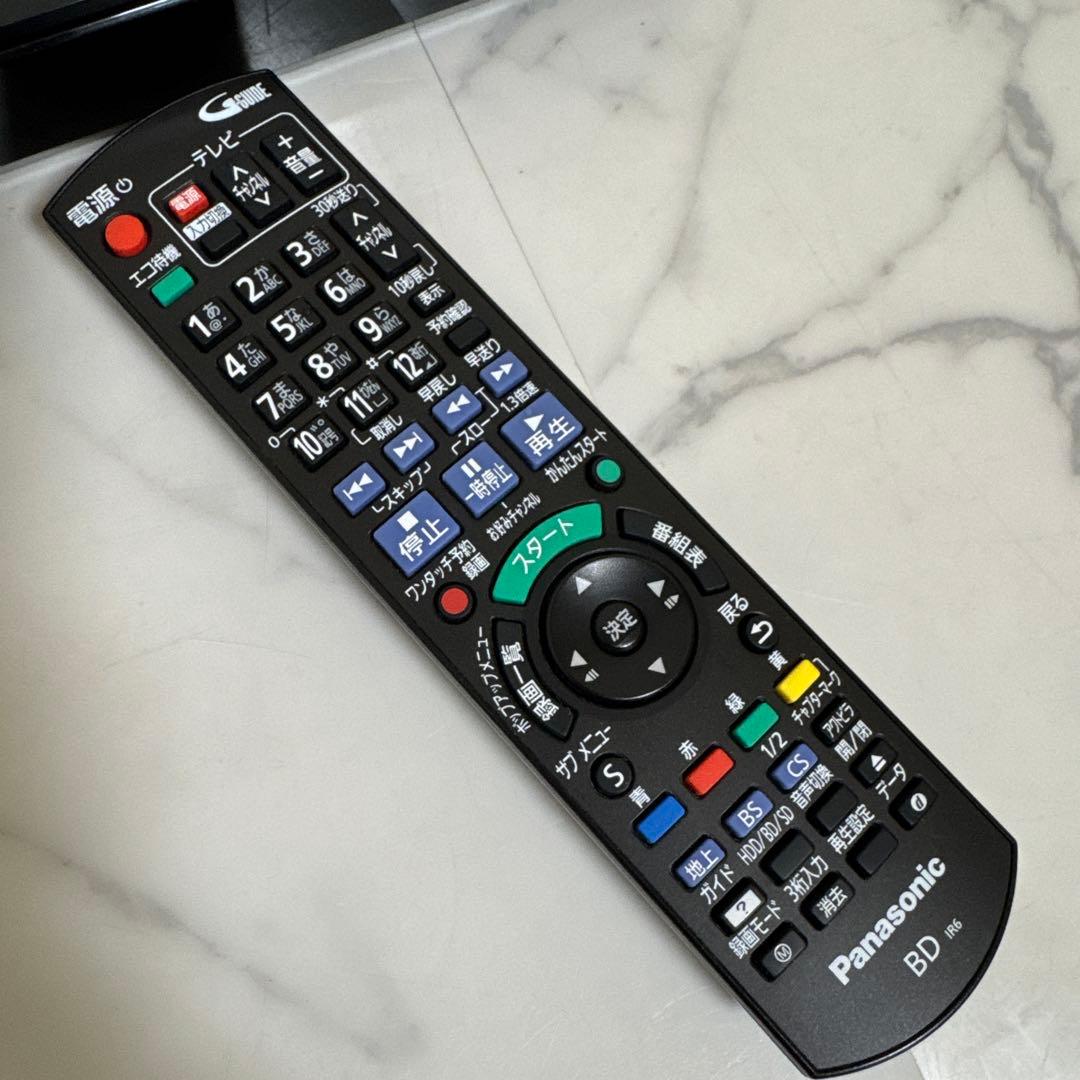 送料込 Panasonic DIGA 500GB ブルーレイレコーダー スリム