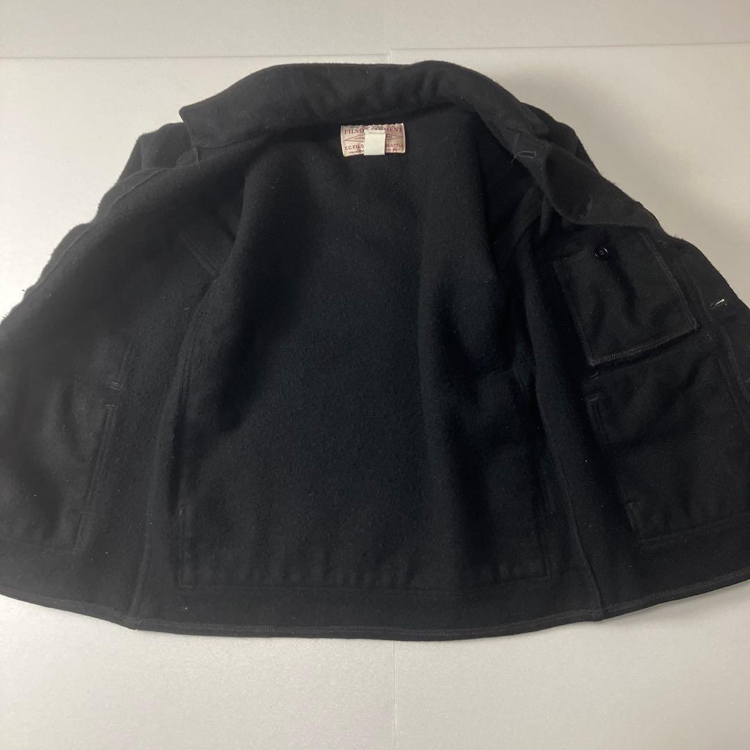 【フィルソン　マッキーノ　クルーザー　38】ウール　ジャケット　黒　USA製