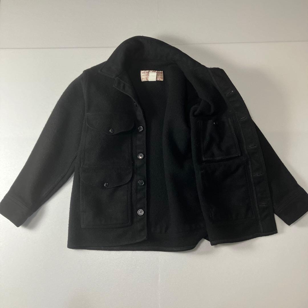 【フィルソン　マッキーノ　クルーザー　38】ウール　ジャケット　黒　USA製