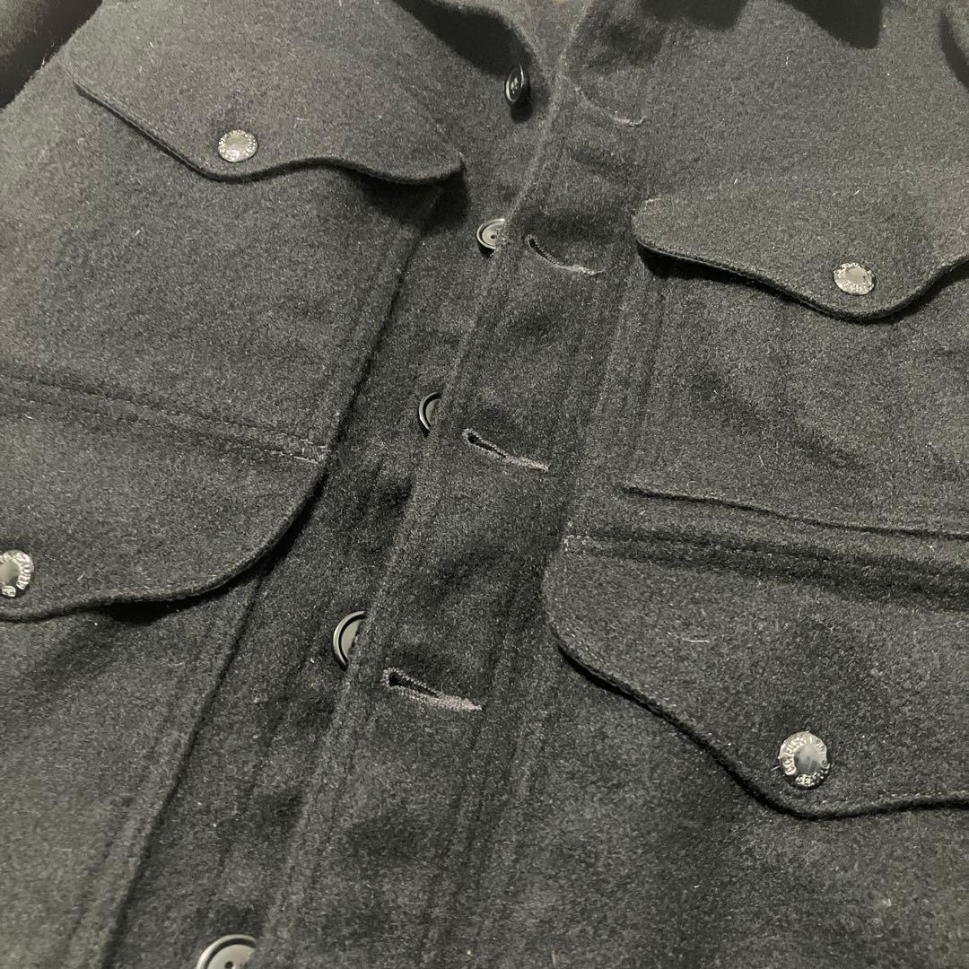 【フィルソン　マッキーノ　クルーザー　38】ウール　ジャケット　黒　USA製