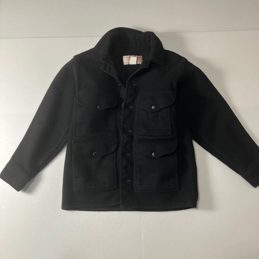 【フィルソン　マッキーノ　クルーザー　38】ウール　ジャケット　黒　USA製