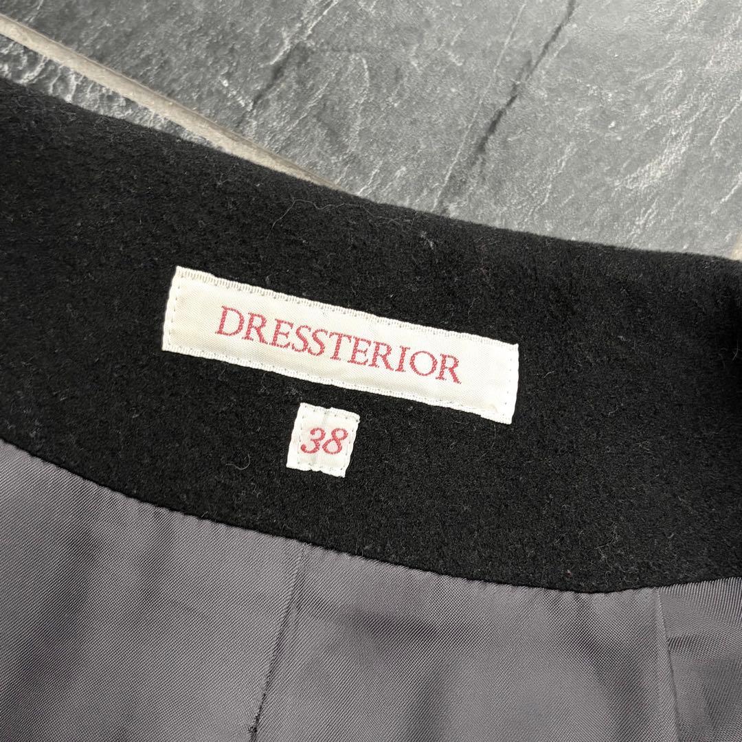 DRESSTERIOR　ドレステリア　ボトルネック ビーバーコート　ウール　38