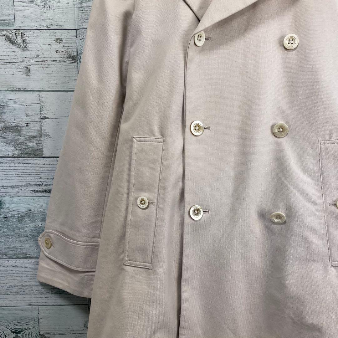 45rpm ダブルブレストレンチコート　ライトベージュ　2サイズ　ベルト付き