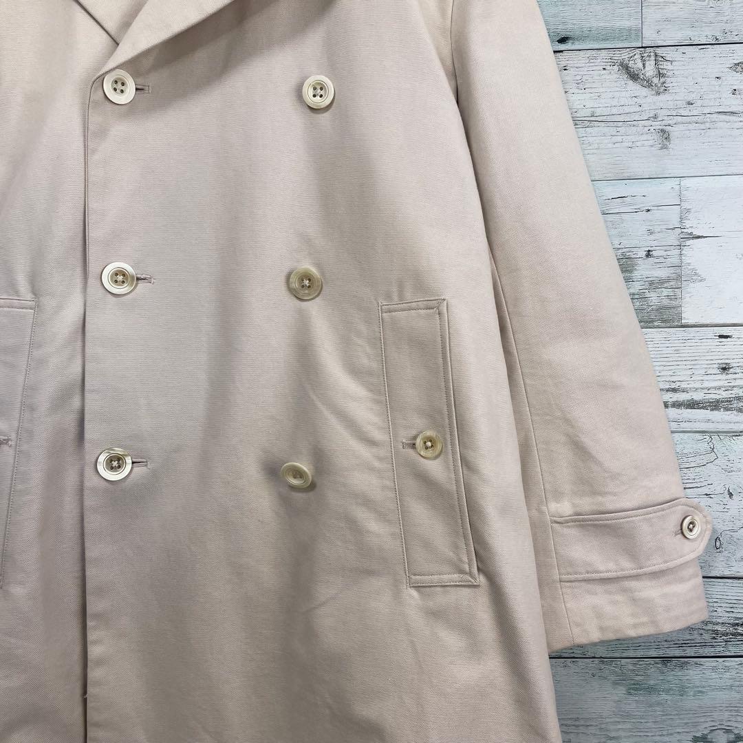 45rpm ダブルブレストレンチコート　ライトベージュ　2サイズ　ベルト付き