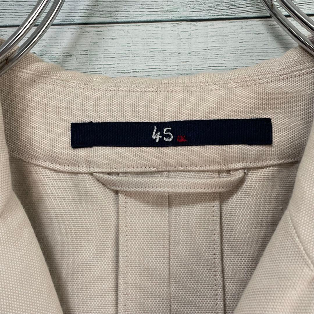 45rpm ダブルブレストレンチコート　ライトベージュ　2サイズ　ベルト付き