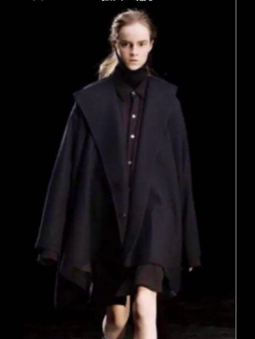 y's2019a wフレアーウールコート size1