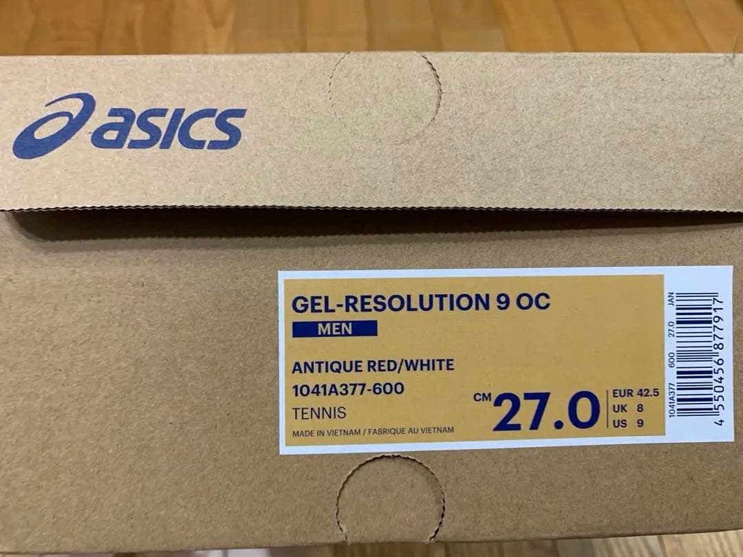 アシックス　テニスシューズ　GEL-RESOLUTION 9 OC 27cm