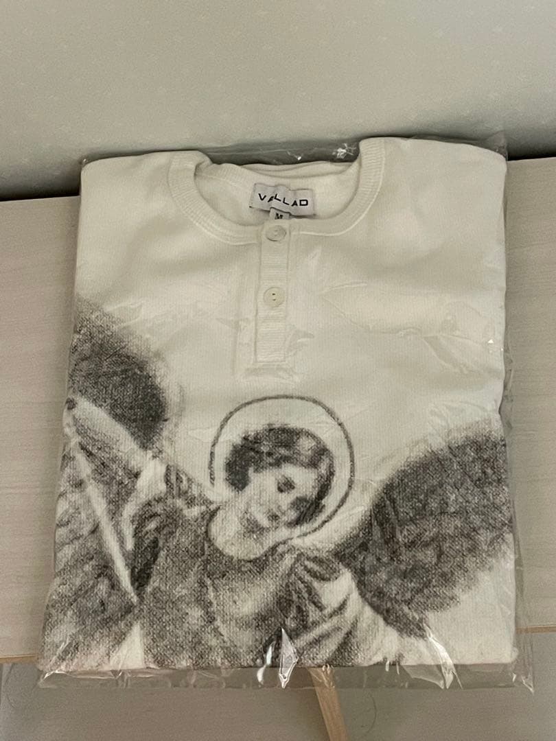 新品VALLAD V.HENRY NECK L/S ホワイト　iO着用 サーマル