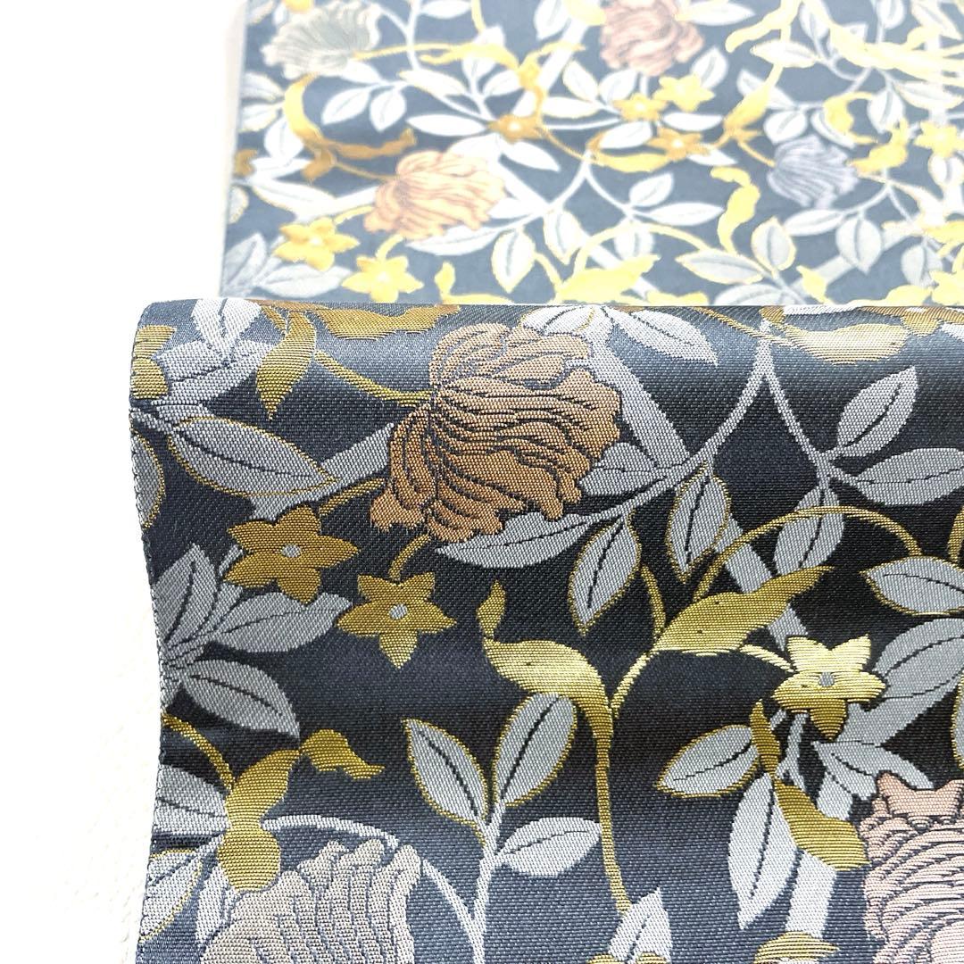 専用帯6167 ●陰山織物謹製 箔屋清兵衛 高台寺蒔絵 高級 正絹 六通 袋帯