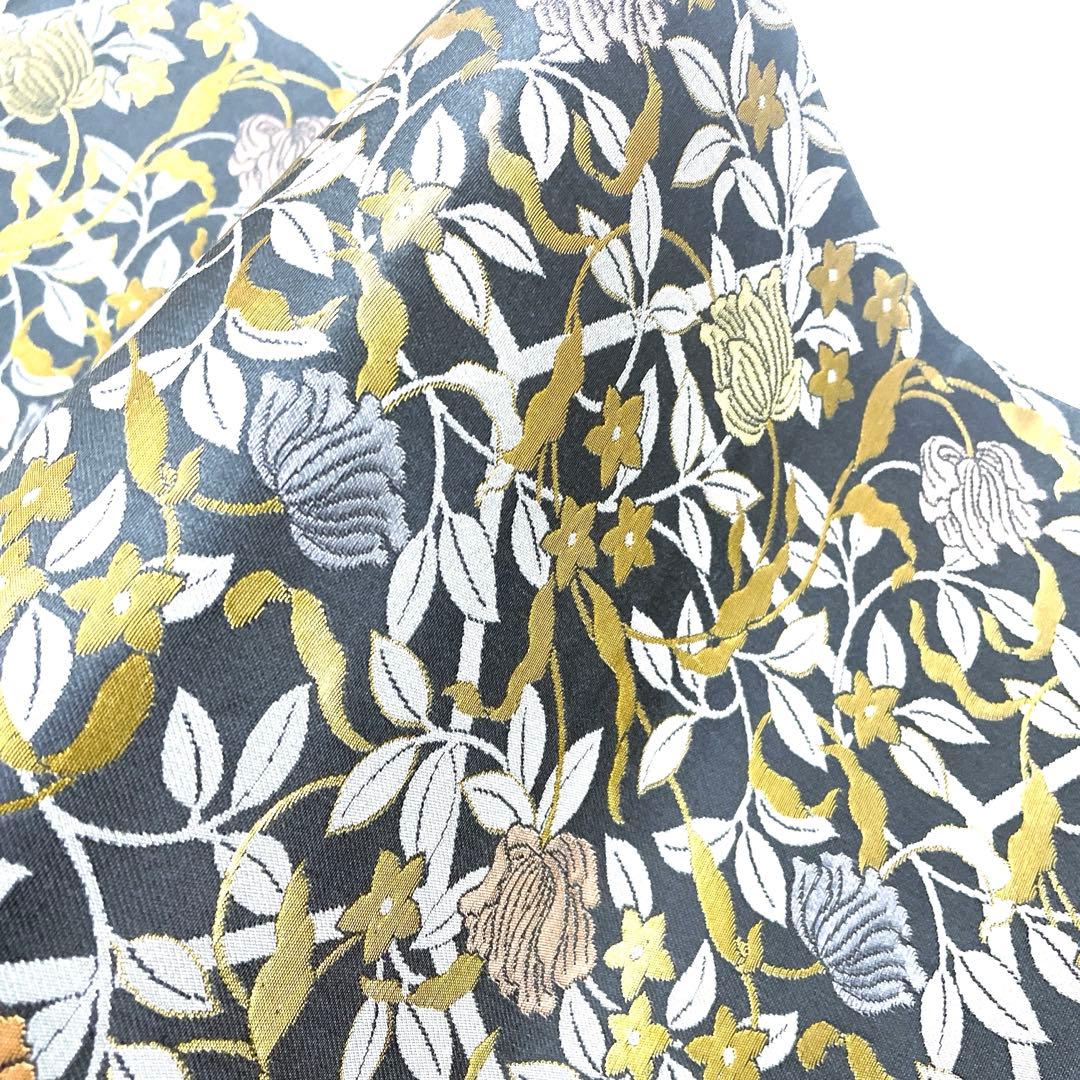 専用帯6167 ●陰山織物謹製 箔屋清兵衛 高台寺蒔絵 高級 正絹 六通 袋帯