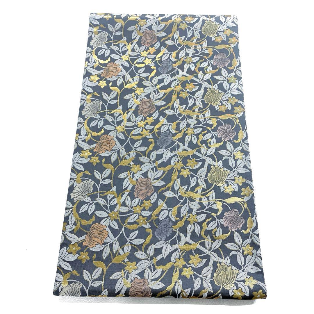 専用帯6167 ●陰山織物謹製 箔屋清兵衛 高台寺蒔絵 高級 正絹 六通 袋帯