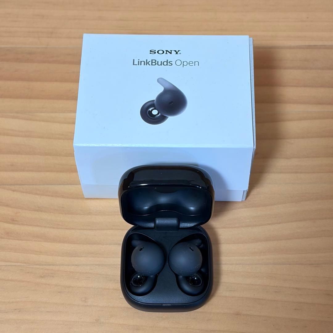 SONY LinkBuds Open（ブラック） ワイヤレスイヤホン