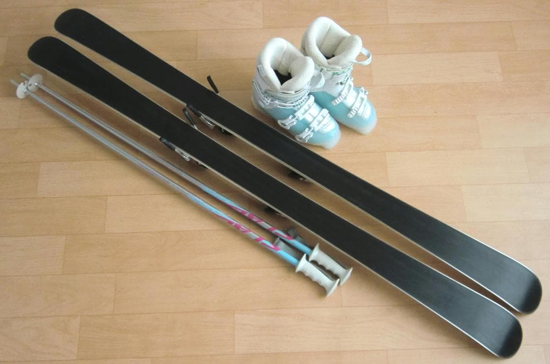 ■■送料無料■Hart■女性用スキー3点セット■板160■メンテ付■■