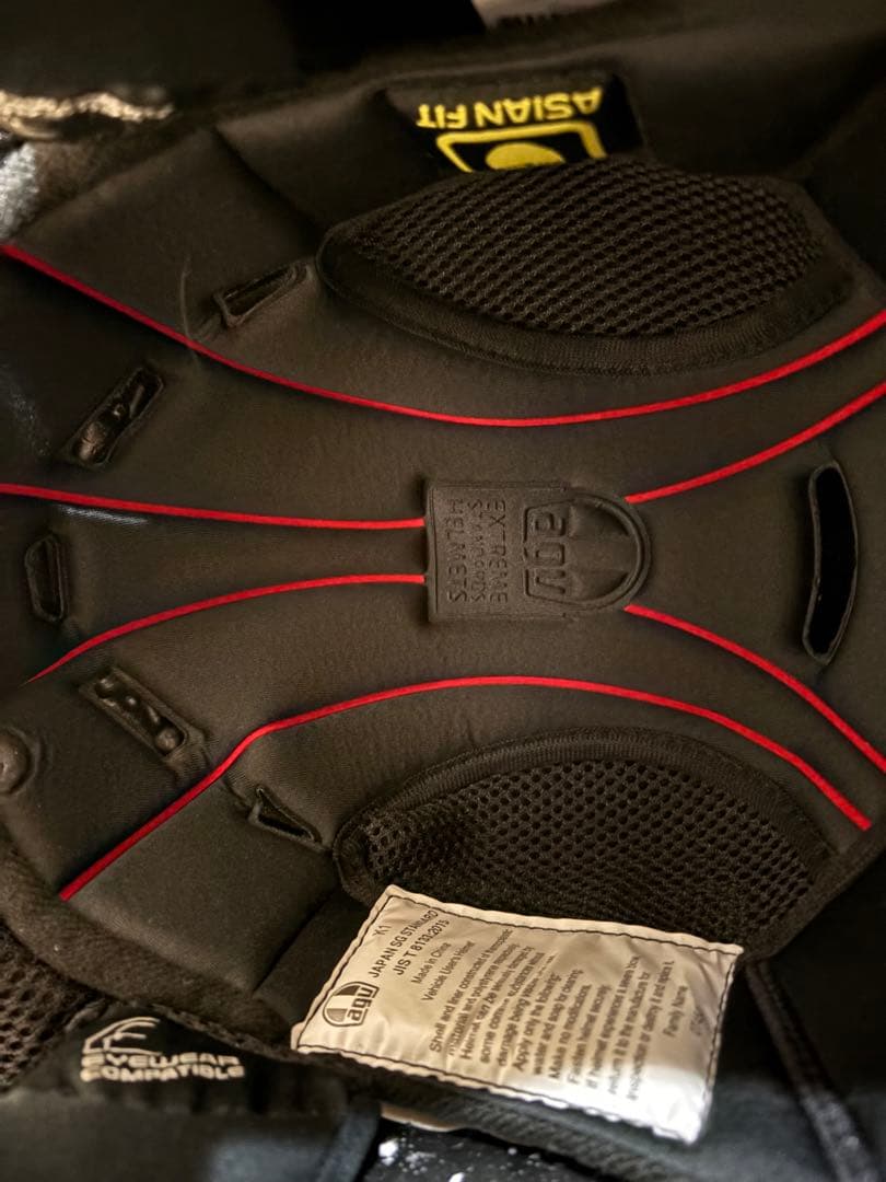 【ken】AGV フルフェイスヘルメット ブラック 箱付き