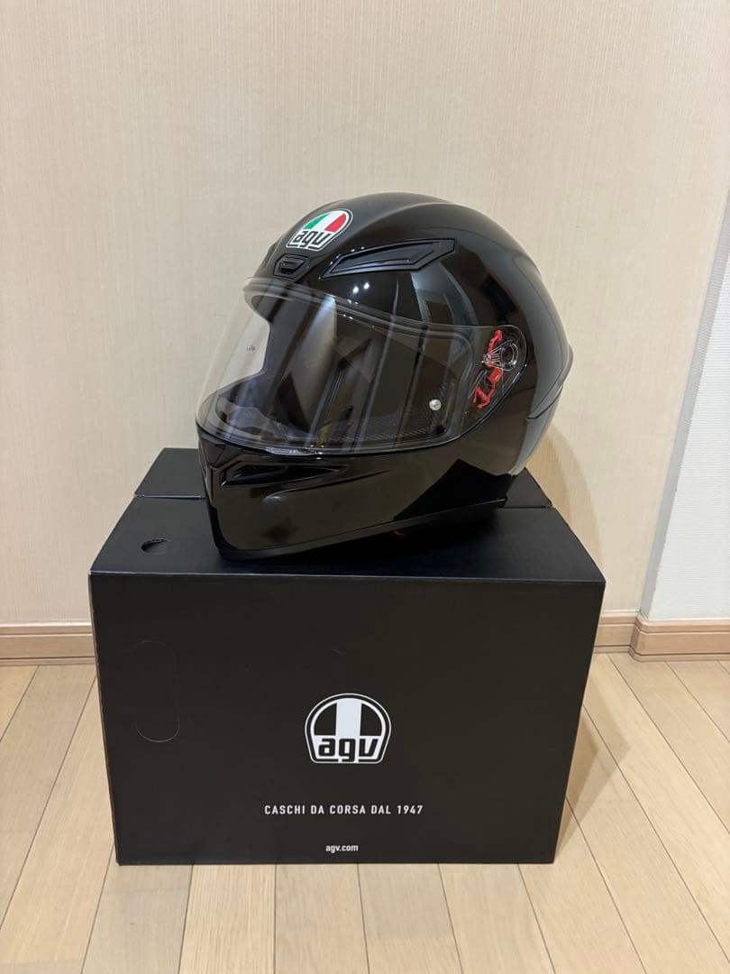 【ken】AGV フルフェイスヘルメット ブラック 箱付き