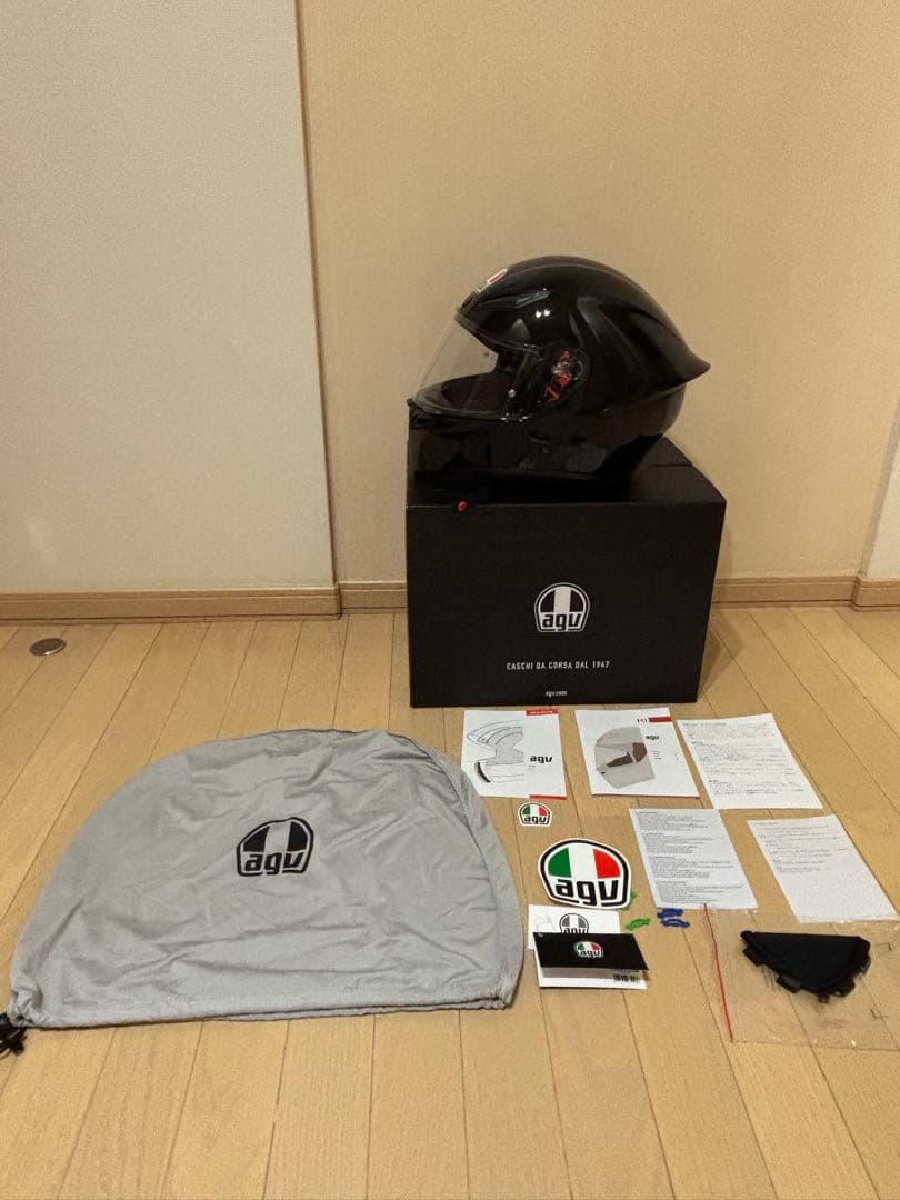 【ken】AGV フルフェイスヘルメット ブラック 箱付き