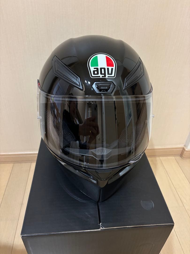 【ken】AGV フルフェイスヘルメット ブラック 箱付き
