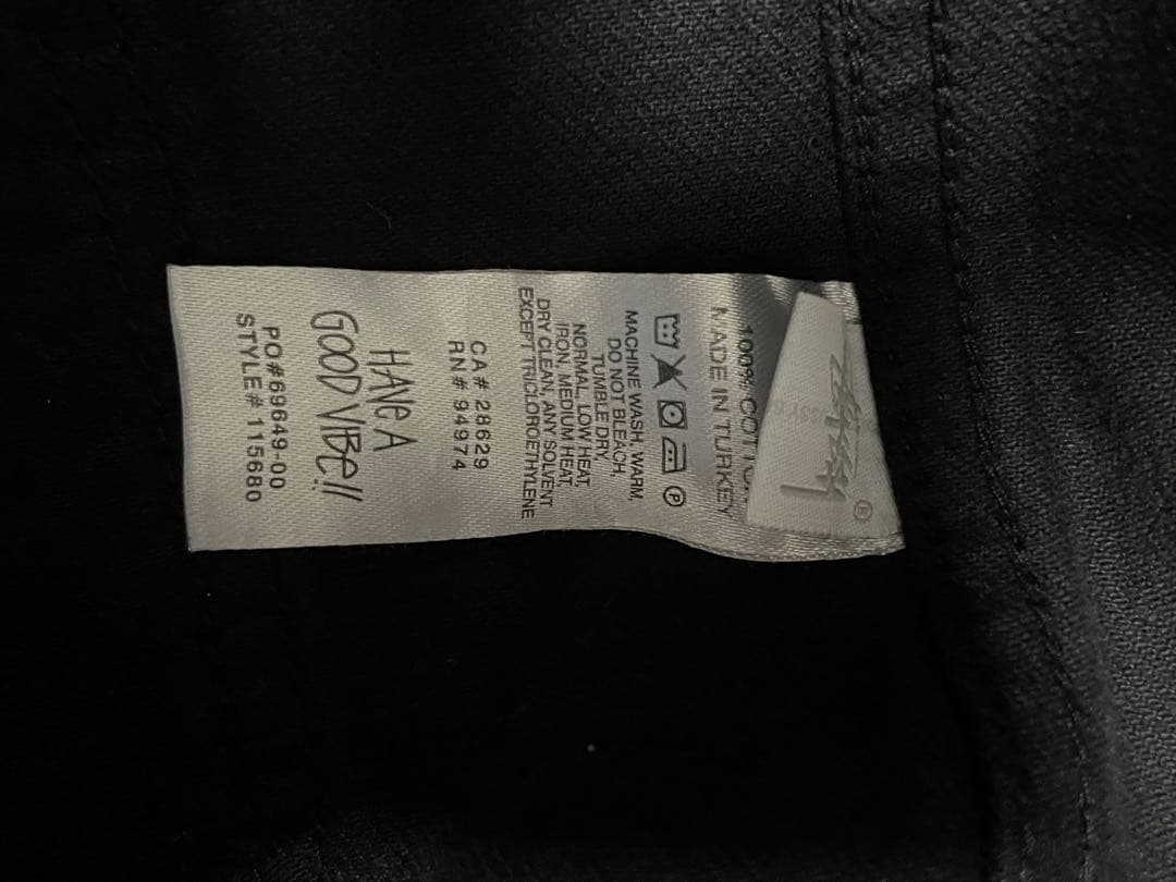 ジャケット・アウター stussy OVERDYED ZIP WORK JACKET BLACK M