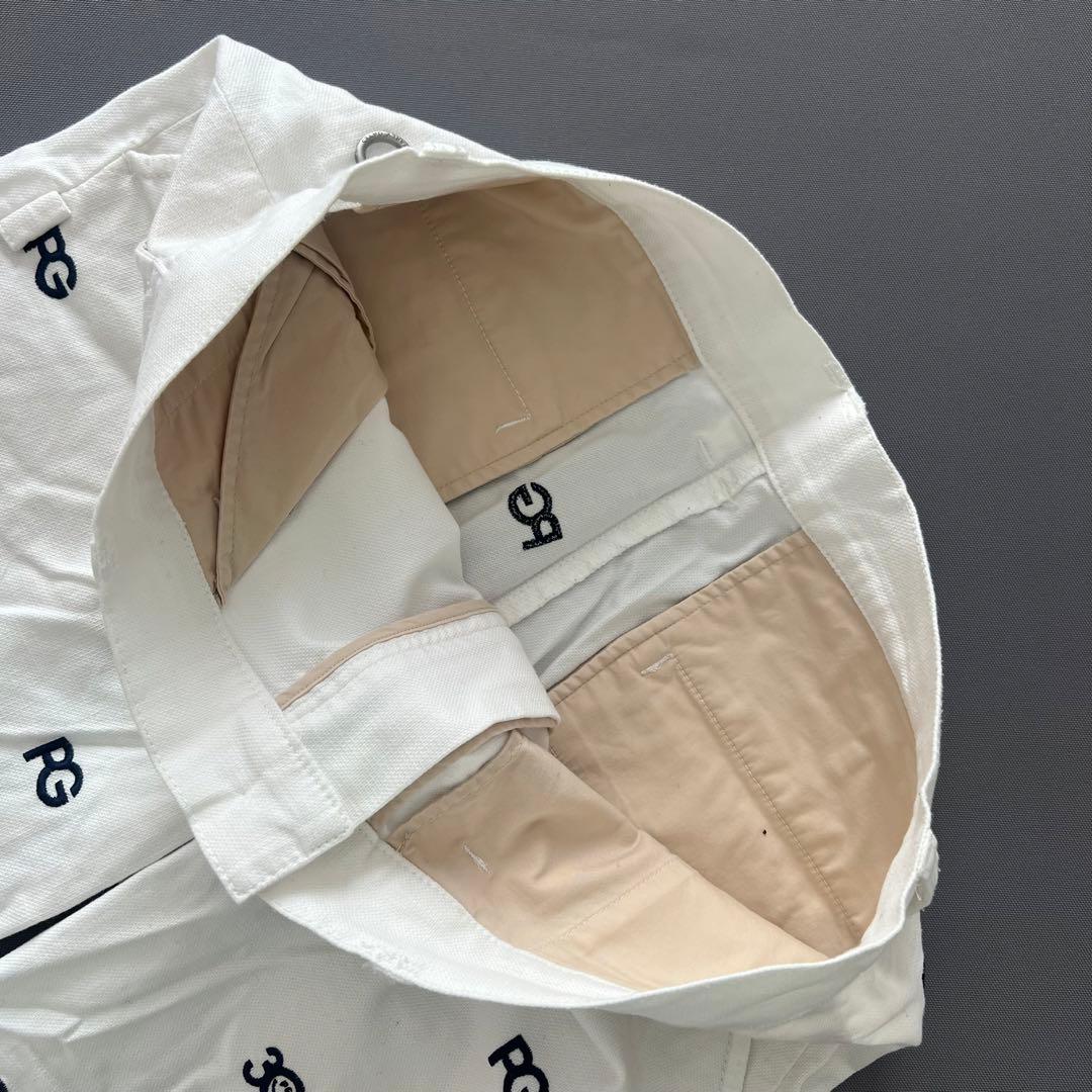 パーリーゲイツ　セットアップ　シャツ　ゴルフ　ハーフパンツ　スマイル　ニコちゃん