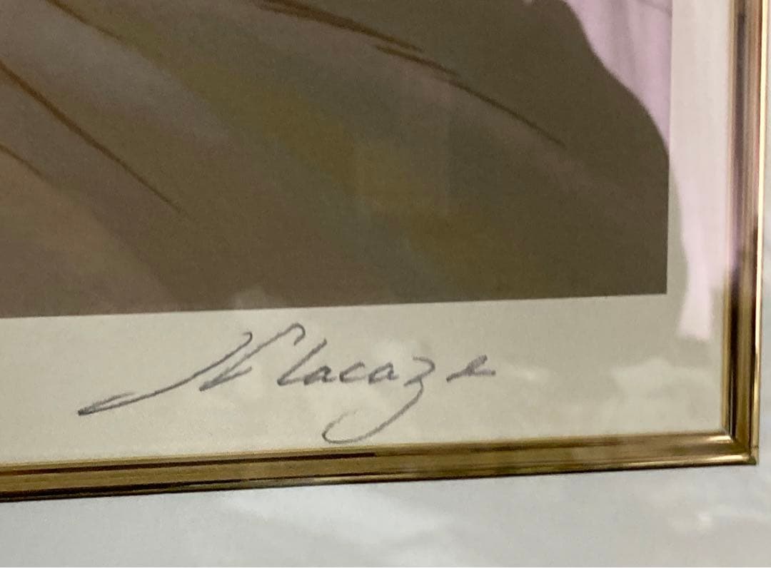 真作/ミュシャ[夜明け]シルクスクリーン(71/300)サインed有り/新品額装