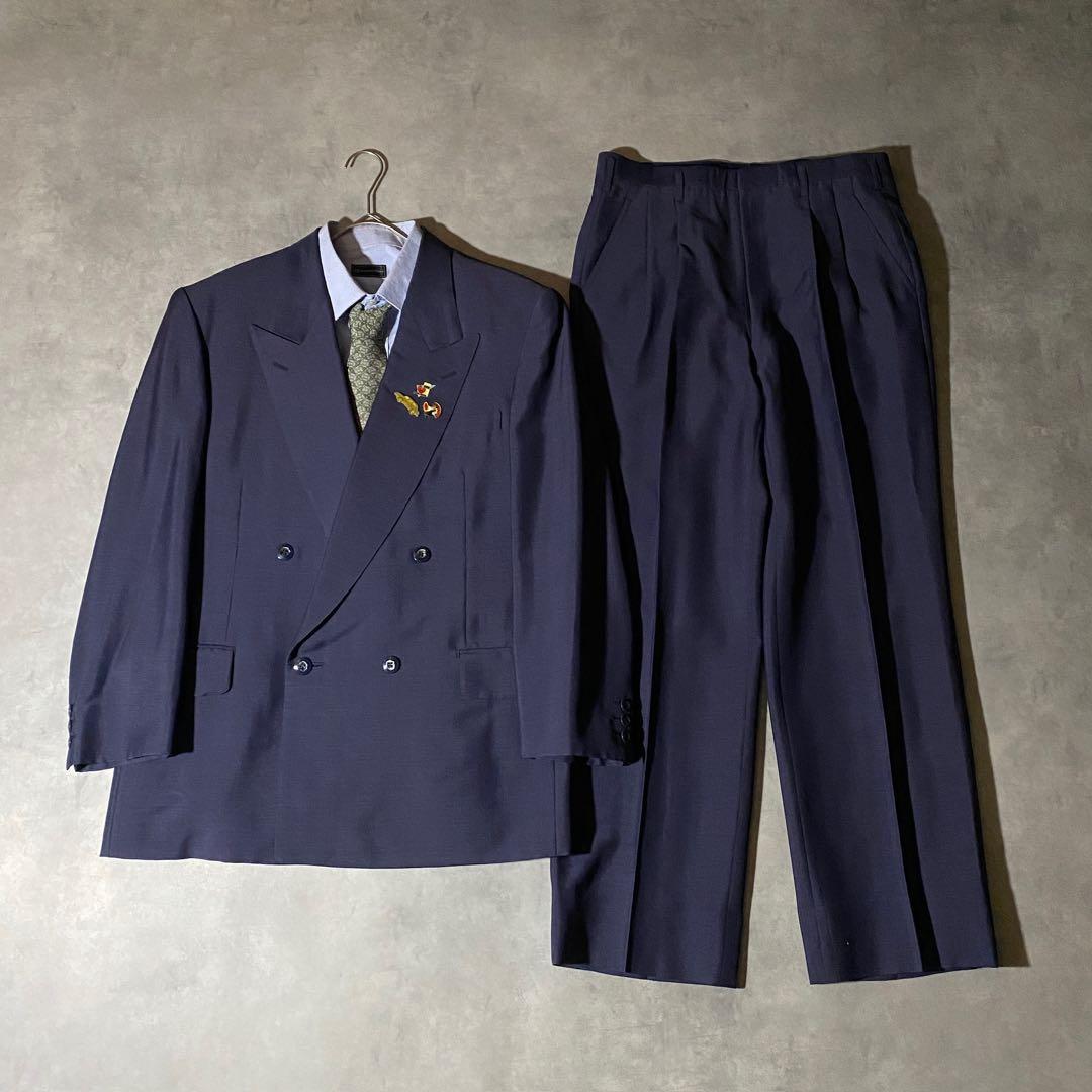 90s vintage レトロセットアップ スーツ ピンズ No.184成人式
