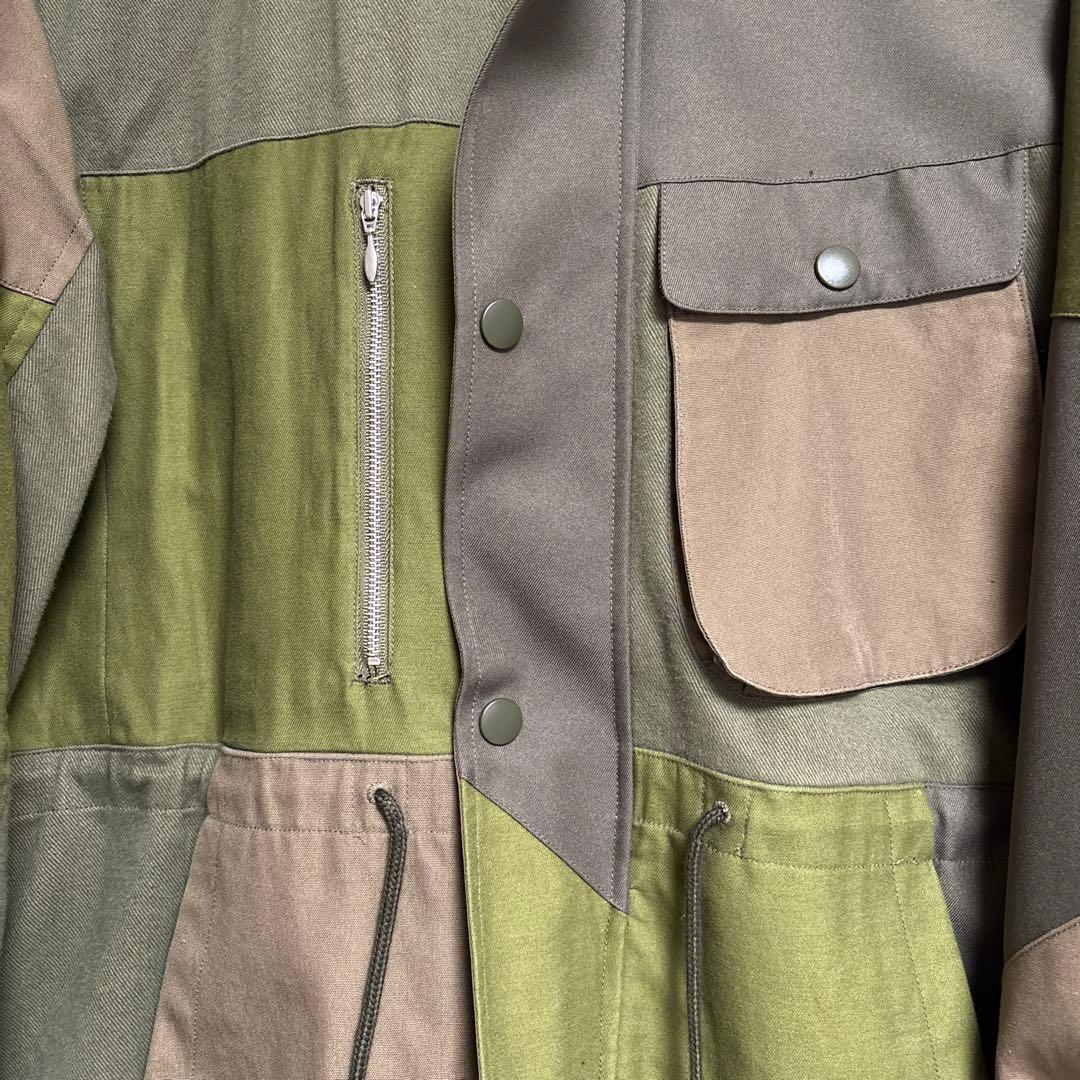 Rクオン KUON 23AW Tonal Patchwork Jacket
