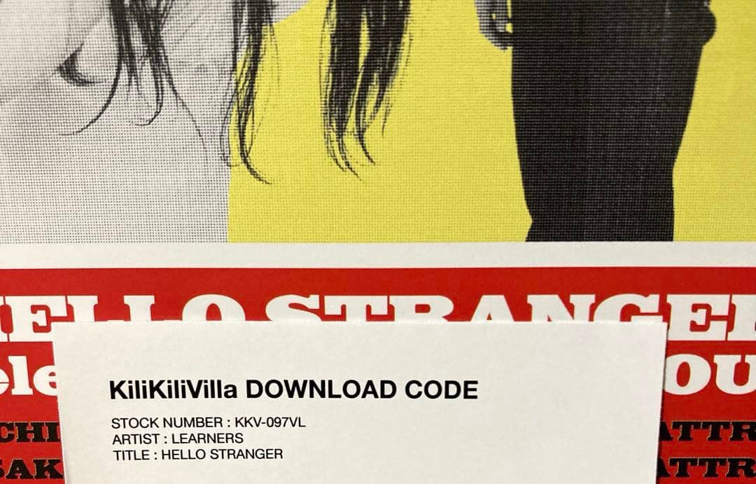 LEARNERS レーナーズ \"HELLO STRANGER\" レコード LP