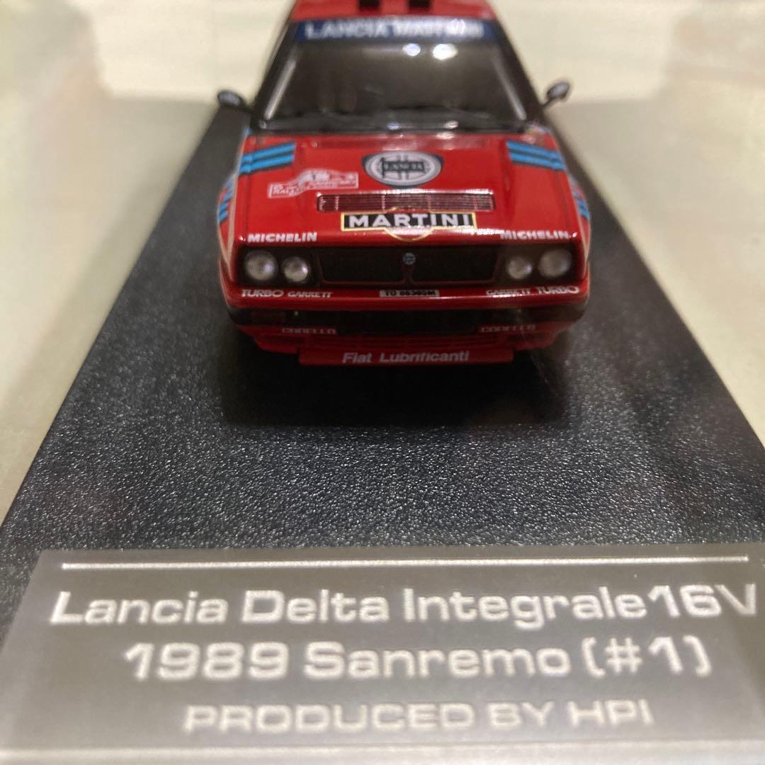 HPI 1/43 ランチアデルタインテグラーレ16V 1989サンレモ No.1
