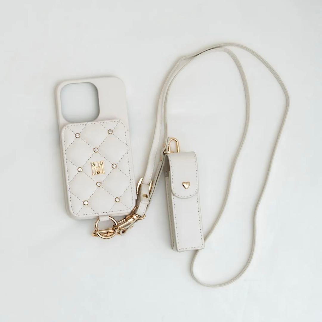 Rose Museロゼミューズ スマホケース アイボリー iPhone14