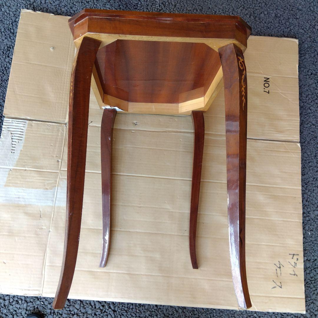 イタリア製 サイドテーブル 猫脚 アンティーク ネストテーブル 西洋家具