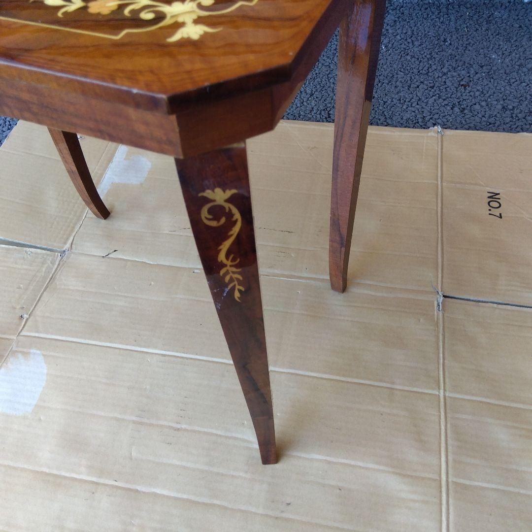 イタリア製 サイドテーブル 猫脚 アンティーク ネストテーブル 西洋家具
