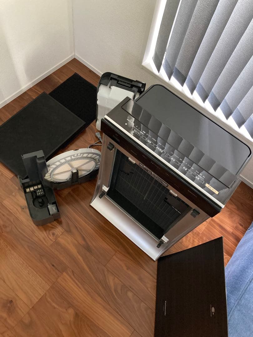 Panasonic 加湿空気清浄機 F-VXL90 木目調 ブラウン　美品