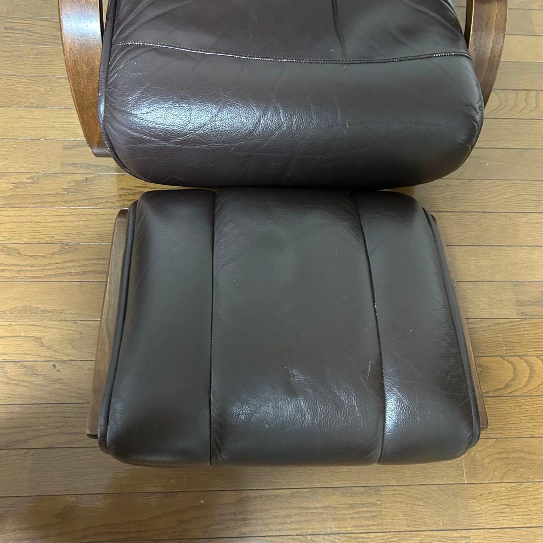 冨士ファニチア　リクライニングソファ オットマン付　回転椅子　パーソナルチェア