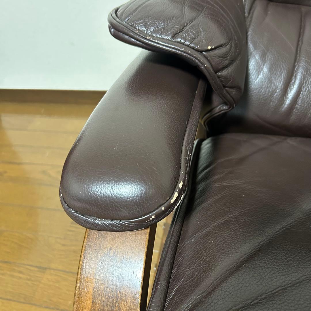 冨士ファニチア　リクライニングソファ オットマン付　回転椅子　パーソナルチェア