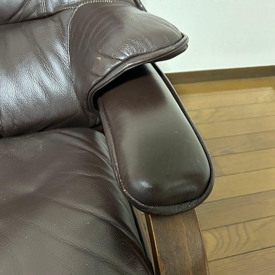 冨士ファニチア　リクライニングソファ オットマン付　回転椅子　パーソナルチェア