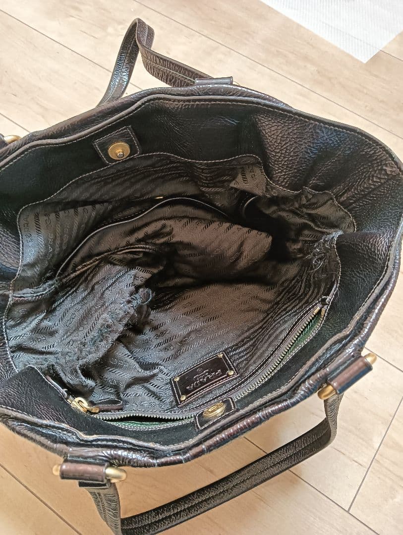 PRADA高級 デザインレザートートバッグ値下げ