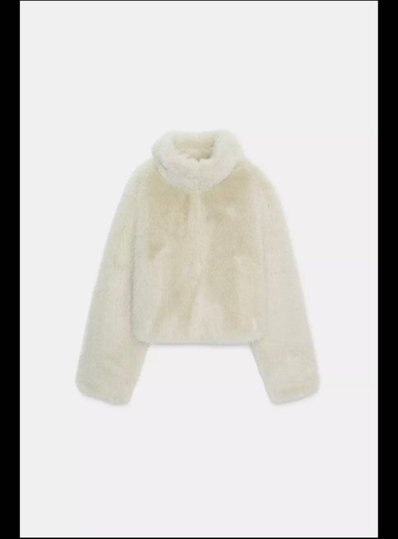 Riri　zara ショートフェイクファーコート