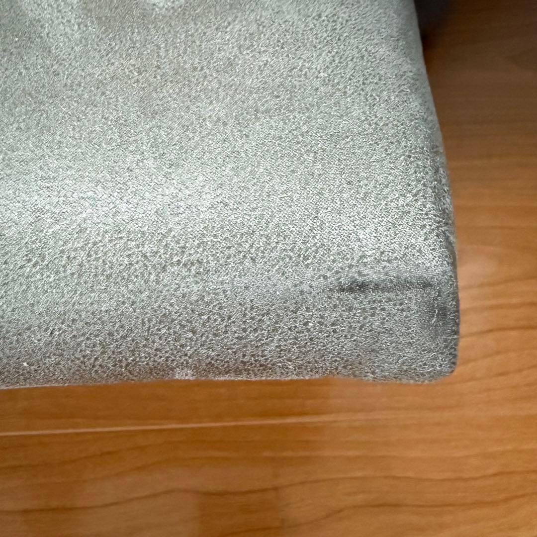 関家具アルフレード　ヨーロピアングレー　背クッション　ソファ　ロータイプ　美品