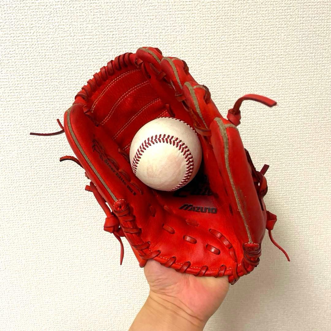 118 ミズノ グローバルエリート 極美品 即戦力 軟式少年 内野手用グローブ