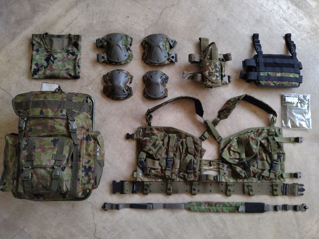 集約チョッキ フレーム付リュック 個人用装具