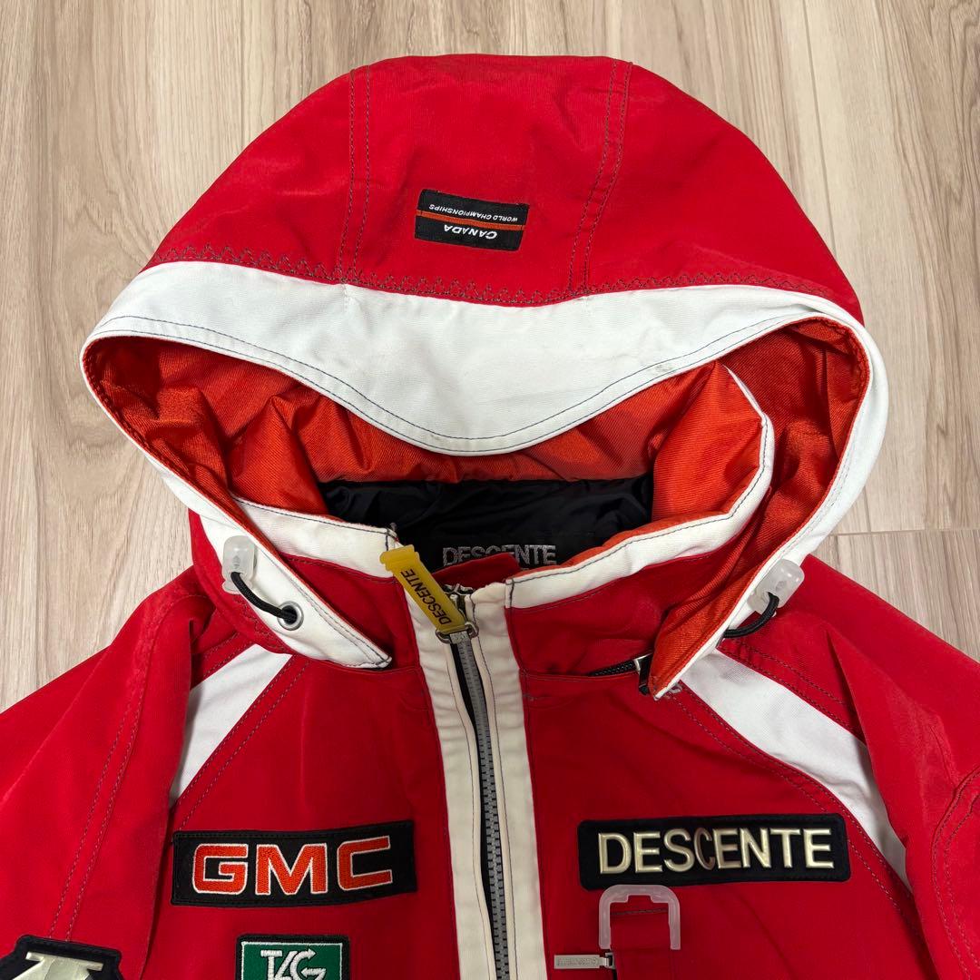 希少品✨DESCENTE スキーウェア　ジャケット　カナダモデル　スポンサー付き