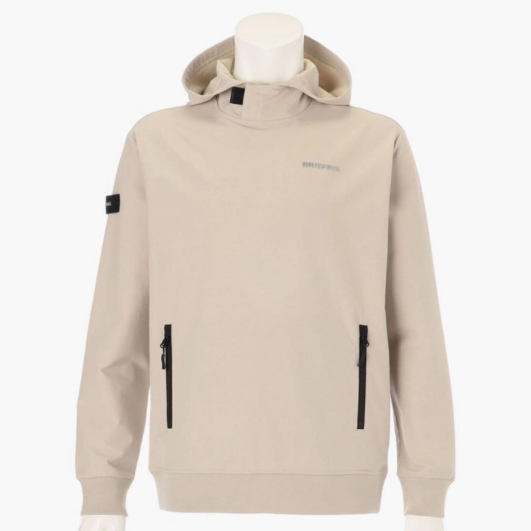 【今期新作タグ付き】 完売品BRIEFING メンズ フーディー ベージュ L