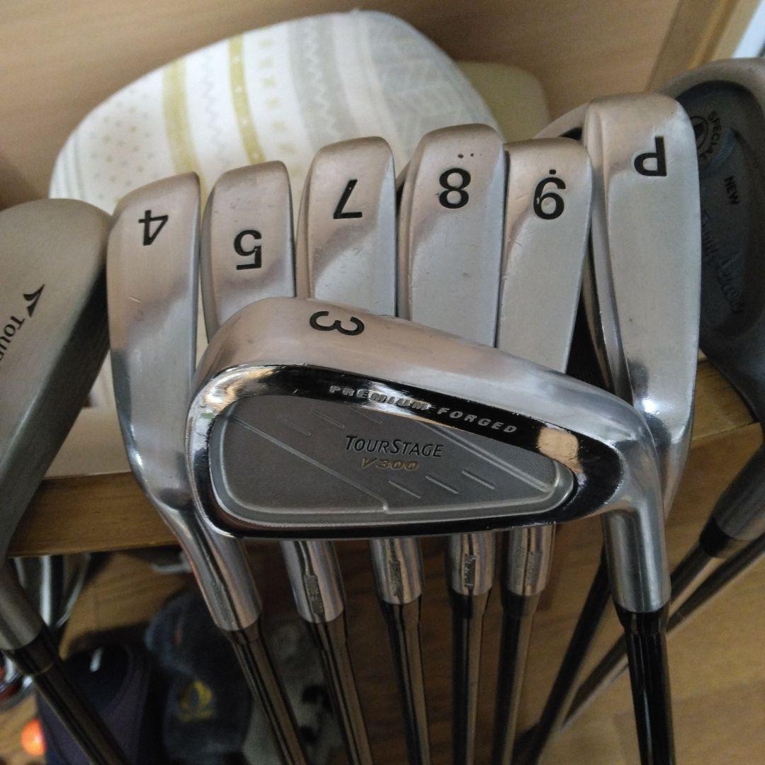 PUMAキャディバッグ ブリジストンゴルフクラブセット ミズノ PINE他