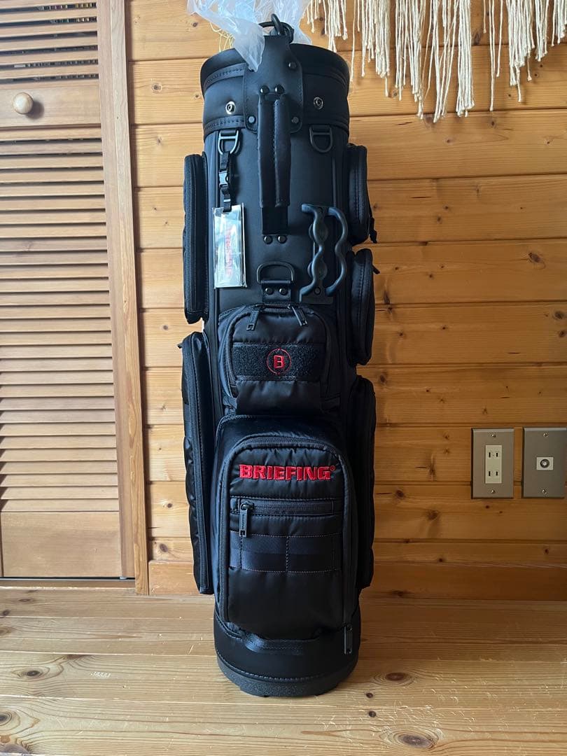 【再再値下げ】ブリーフィング　BRIEFING キャディバッグ　CR-6ブラック