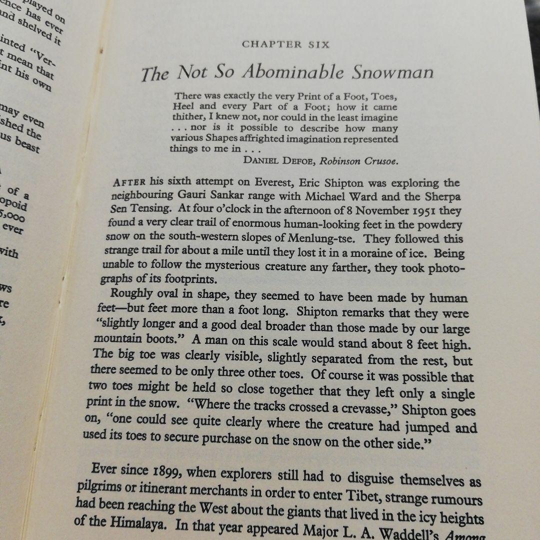 洋書 On the Track Unknown Animals/Heuvelmans