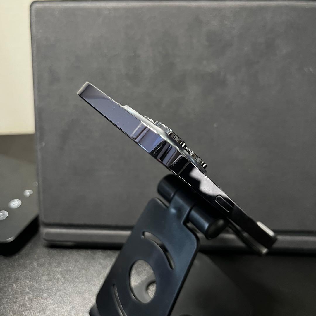 iPhone 14 Pro 256GB ディープパープル 背面割れ 動作良好