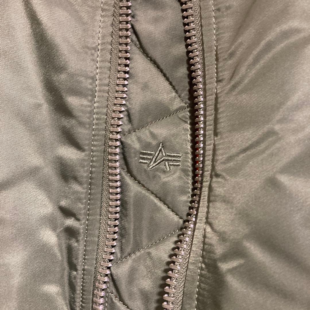 アルファ ALPHA MA-1 フライトジャケット グリーン 短丈 ミニタリー