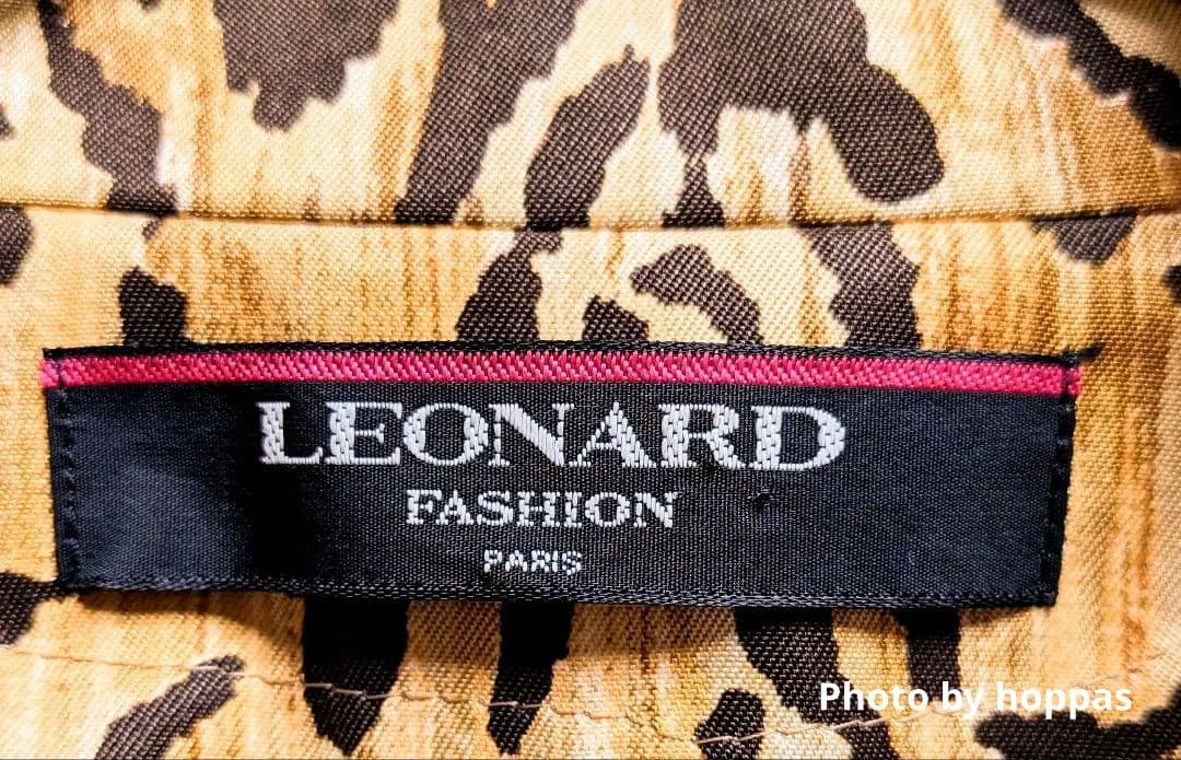 極美品✜LEONARDレオナール シルク ロングコート