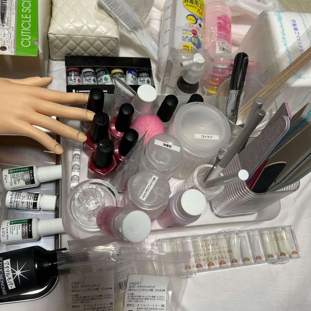 ネイリスト検定 セット まとめ売り 3級 2級 ネイル3級検定セット ハンド付き